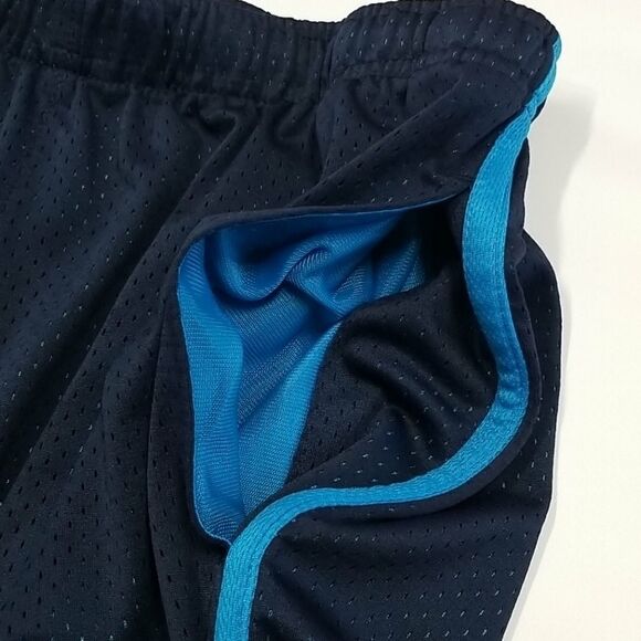🎁5/$25 Athletic Works Shorts Men's Size Medium Draw String Side Pockets Blue - Picture 2 of 7